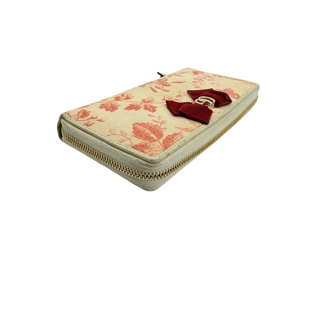 Gucci Canvas Herbarium Print Long Zippered Wallet - Picture 6 of 8